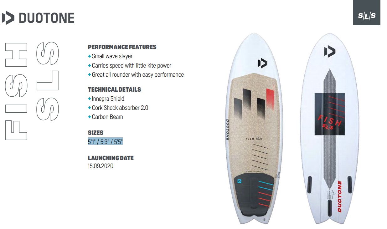 Planche de surfkite Duotone FISH SLS 2021